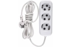 Удлинитель эл.бытовой с заземлением, 10 м, 10А, 3 розетки, тип УХз10 Сибртех