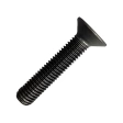 Винт потай 6х55 мм с внутр. шестигр. DIN 7991 класс прочности 10.9, полная резьба