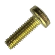 Винт с полукруглой головкой 5,0х16 мм DIN 7985, полная резьба, латунный