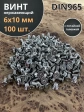 Винт нержавеющий 6х10 мм DIN 965 с потайной головкой ,100 шт