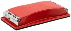 Держатель для нажд.бум., пластик.с мет.прижимом, красный 210 х 105 мм