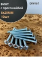 Винт с прессшайбой М5х20 мебельный DIN967, 10 шт.