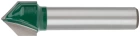 Фреза пазовая V-образная DxHxL:12х12х47,7 мм