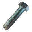 Болт М18х1,5х70 мм класс прочности 10.9 DIN 961, полная резьба, оцинкованный