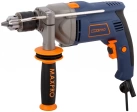 Дрель ударная 850 Вт; 0-2700 об/мин, ключевой патр., антивибр.руч.,резин.вст.MAX-PRO