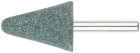 Шарошка абразивная по камню, мрам.,каф., хвостовик 6 мм, конус с закругл. 25х35 мм