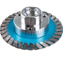 Диск алмазный турбо с фланцем hot press 65х14/10 мм