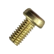 Винт с цилиндр. гол. и прямым шлицем 6х8 мм DIN 84, полная резьба, латунный
