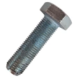 Болт М12х1,25х40 мм, класс прочности 10.9 DIN 961, полная резьба, оцинкованный