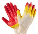 Перчатки х/б с двойным латексным покрытием Люкс
