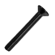 Винт потай 10х100 мм с внутр. шестигр. DIN 7991 класс прочности 10.9, полная резьба