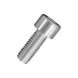 Винт с внутренним шестигранником 10х25 мм класс прочности 8.8 DIN 912 полная резьба, оцинкованный
