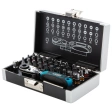 Набор бит, 1/4, магнитн.адапт., сталь S2, пластик.кейс 33предм. Gross