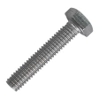 Болт 12х35 мм DIN 933 нержавеющий А2, полная резьба