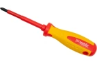 Отвертка Insulated PH2x100 мм, CrMo, до 1000 B, двухкомпонентная рукоятка Matrix