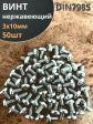 Винт нержавеющий 3х10 мм РН DIN7985, 50 шт.