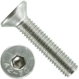 Винт нержавеющий 10х50 потайной шестигранник DIN7991,10шт