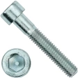 Винт с внутренним шестигранником 6х16 мм класс прочности 10.9 DIN912, оцинкованный