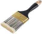 Кисть флейцевая Стайл, искусст.ч/б щетина, дерев.ручка 3" 75 мм