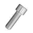Винт с внутренним шестигранником 20х60 мм класс прочности 8.8 DIN 912 полная резьба, оцинкованный
