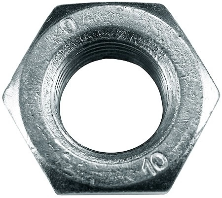 Гайка М24 высокопрочная оцинкованная к.п.10 DIN934, 4 шт. фото 6