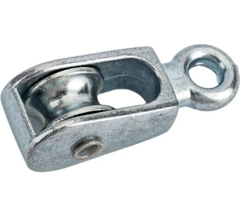 Блок одинарный с металлическим шкивом М15 ОЦ, 1 шт.  фото 5