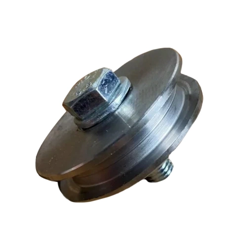 Ролик бельевой d65 мм Р1055 без скобы, металл  фото 2