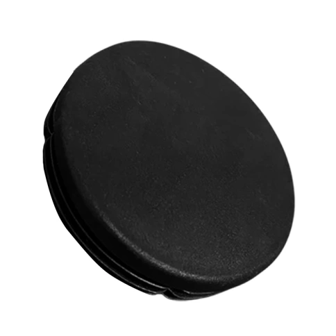 Заглушка для труб круглая d-76 мм, черная фото 2