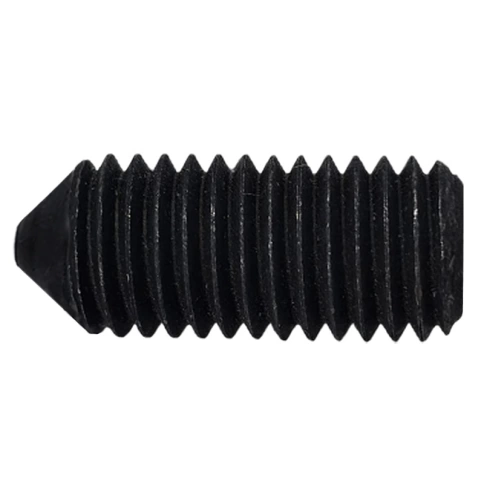 Винт установочный с внутр. шестигранником 8х12 мм, класс прочности 12.9 DIN 914 черный фото 1