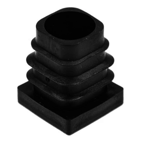 Заглушка для труб квадратная 30х30 мм с резьбой М10 фото 2