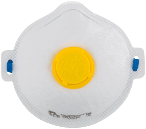 Полумаска фильтрующая FFP1, полипропил.,3-хслойн с клапаном фото 1