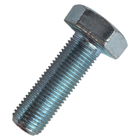 Болт М10х1х40 мм, класс прочности 10.9 DIN 961, полная резьба, оцинкованный фото 1