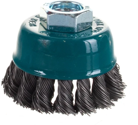 Щетка для УШМ №22 "чашка" жгутовая 75мм М14х2RPM12500 S0,5 Профоснастка Мастер фото 1