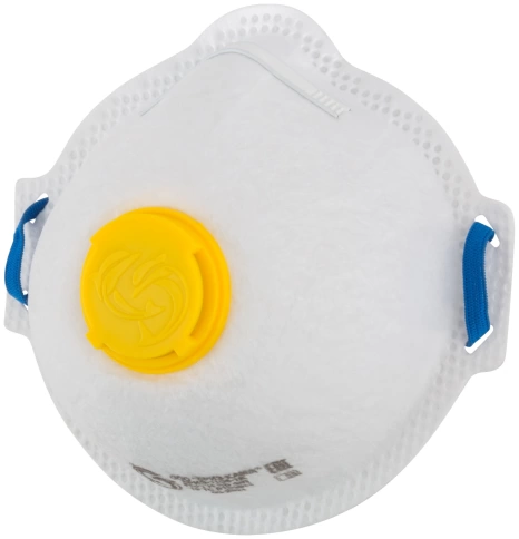 Полумаска фильтрующая FFP2, полипропил.,3-хслойн с клапаном фото 2