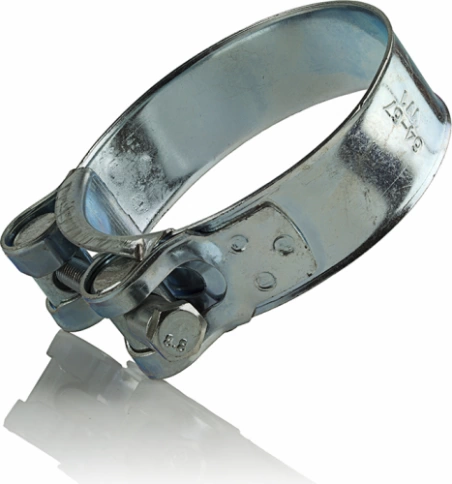 Хомут одноболтовый силовой металл 32-35 мм, 5 шт. фото 4