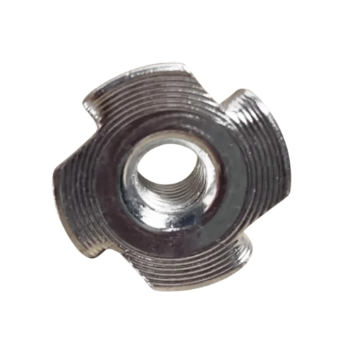 Гайка крыльчатая врезная М5х8 DIN 1624 оцинкованная фото 2