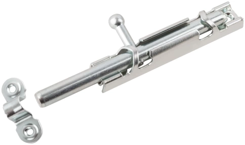 Шпингалет накладной 90 мм цинк (3214) фото 2