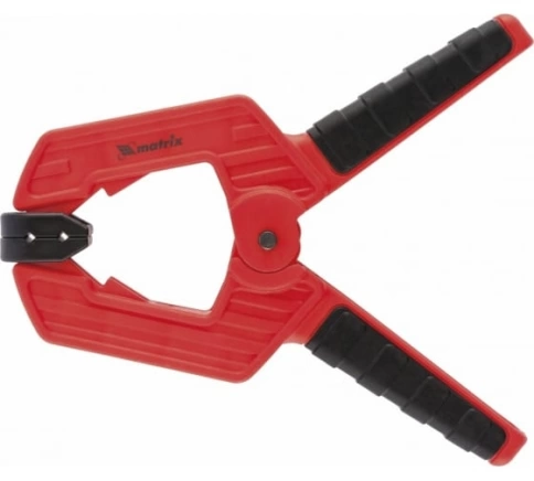 Струбцина клещеобразная усилен, пластик.корп.,двухкомп.рук 4"/100 мм Matrix фото 1