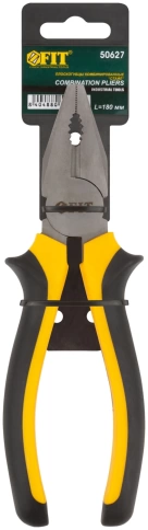 Плоскогубцы комбинированные Стайл, мягкие, прорезиненные ручки, молибденовое покрытие 180 мм фото 3