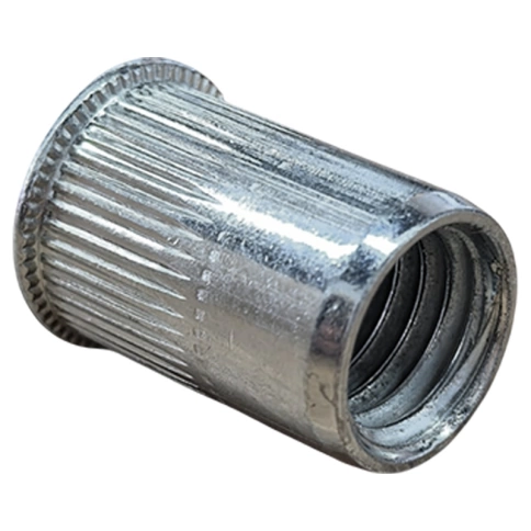 Заклепка с внутренней резьбой, уменьшенный бортик М8х1,25х16,0 мм, белый цинк фото 2