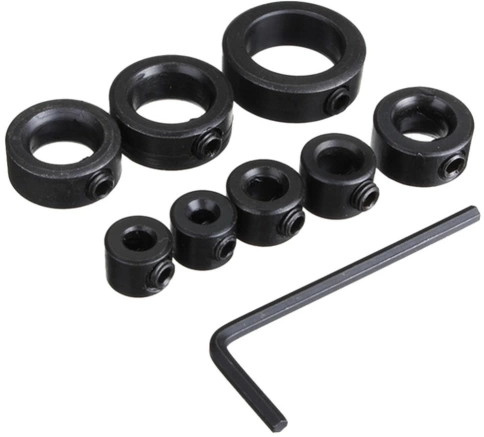 Стопперы для сверл набор 6 шт (3,4,5,6,8,10 мм) фото 1