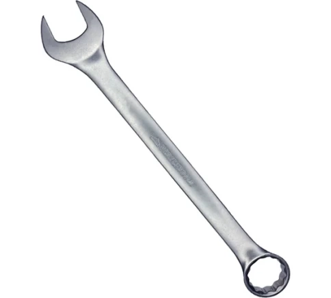 Ключ комбинированный матовый хром 19 мм VERTEXTOOLS фото 1