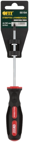 Отвертка Универсал, CrV сталь, прорезин.ручка, Профи РН1 фото 3