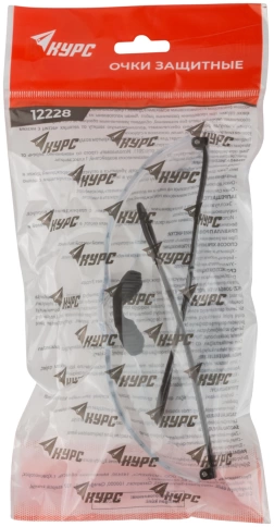Очки защитные с дужками прозрачные фото 3