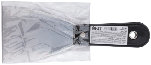 Шпатель с пластиковой ручкой полированный 3" (75 мм) фото 2