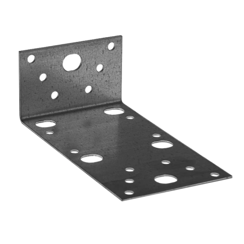 Крепежный ассиметричный уголок 155х55х90 ОЦ, 4 шт. фото 5