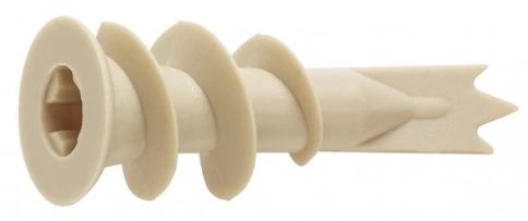 Анкер для листовых материалов KLA  4,5х37 мм + шуруп, нейлоновый фото 1