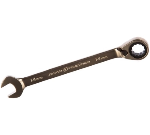 Ключ комбинированный трещоточный с переключателем 14 мм фото 1