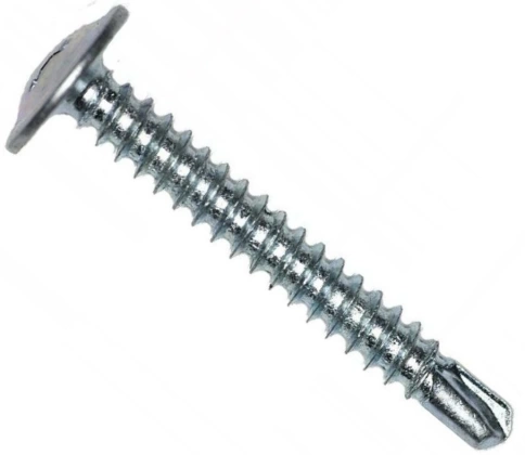 Саморез с прессшайбой, сверло, РМЗ (чёрный) Беларусь фото 1