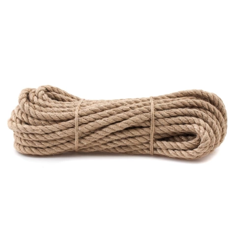 Канат джутовый 10 мм моток 15 м фото 1